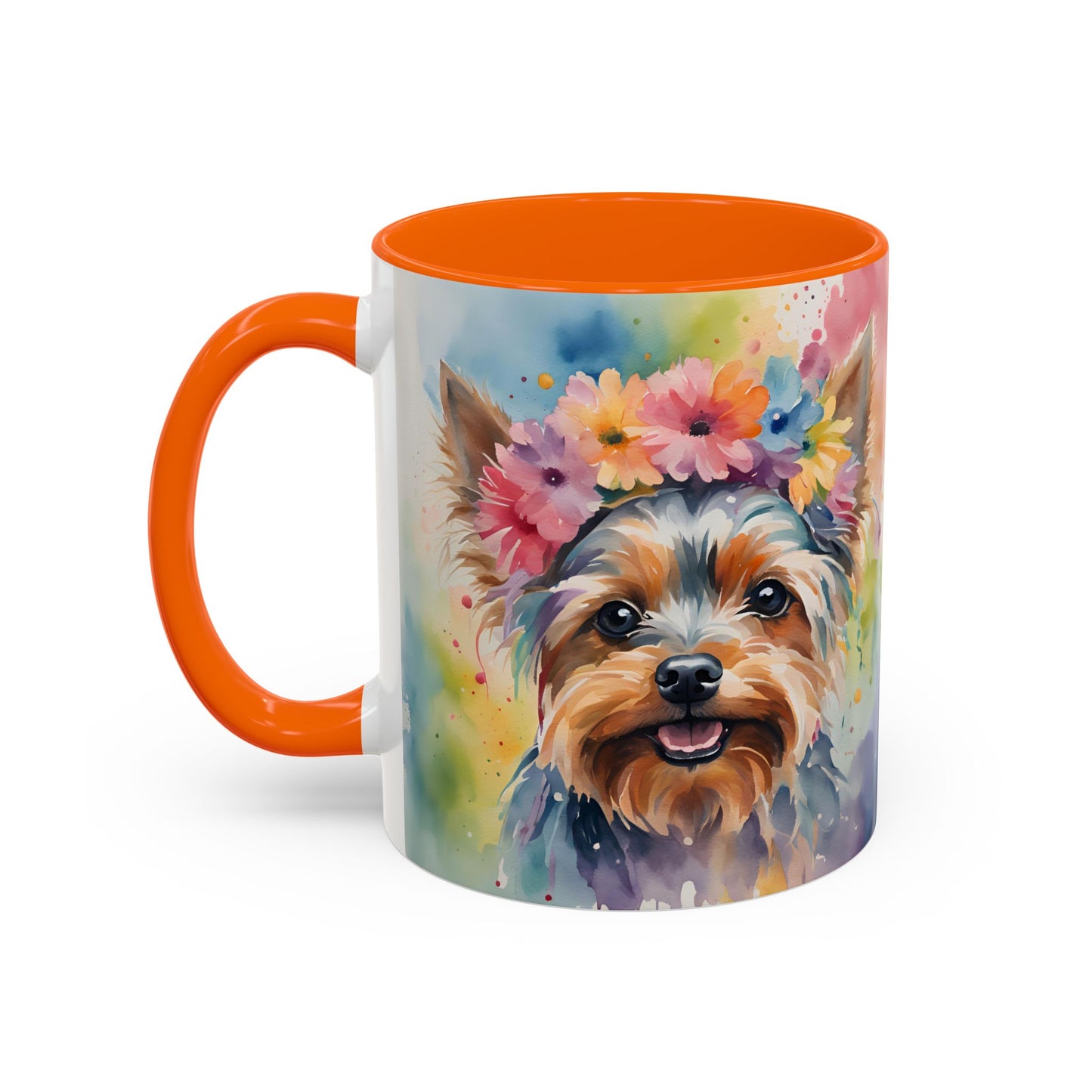 Yorkshire Terrier 03 Accent Coffee Mug - Dog Lover Gift