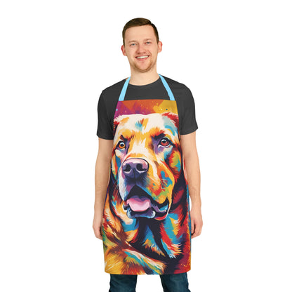 Multicolored Labrador Adult Apron (AOP)