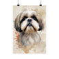 Dogs Shih Tzu 03 Matte Vertical Poster