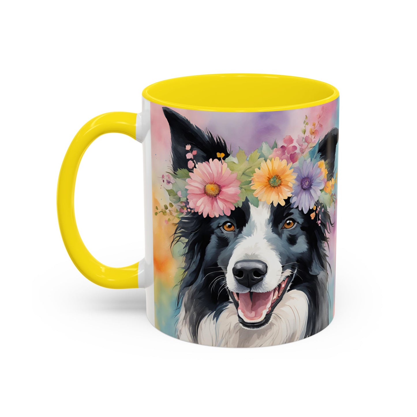 Border Collie 03 Accent Coffee Mug - Dog Lover Gift