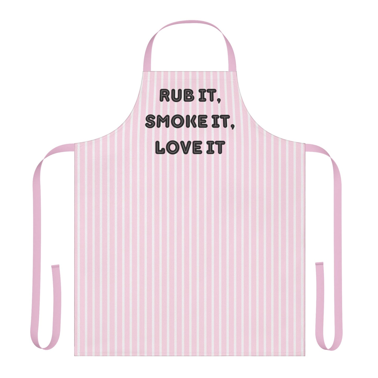 Rub It, Smoke It, Love It Apron, Cooking Pun