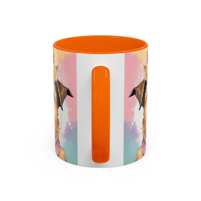 Border Terrier 02 Accent Coffee Mug - Dog Lover Gift