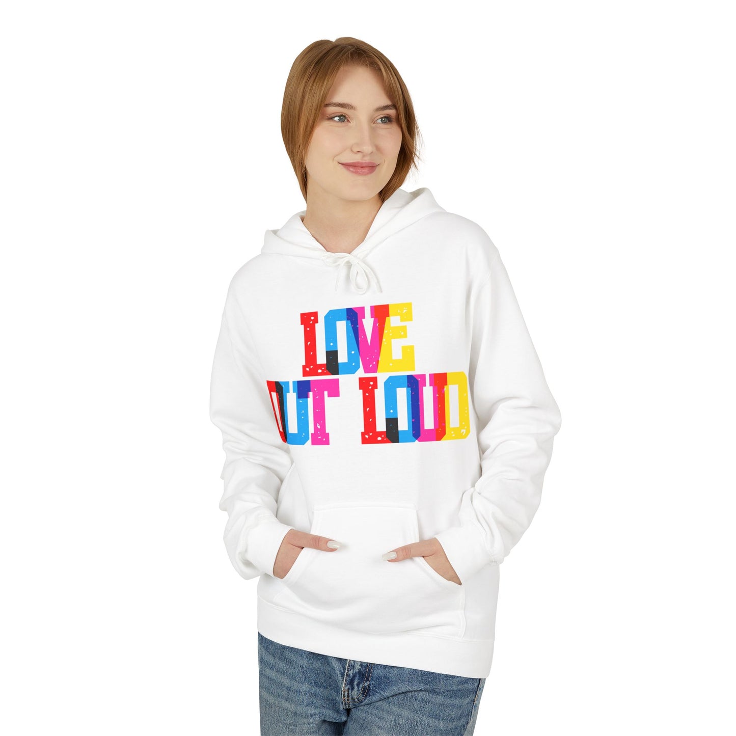 Love Out Loud Unisex Valentines Hoodie