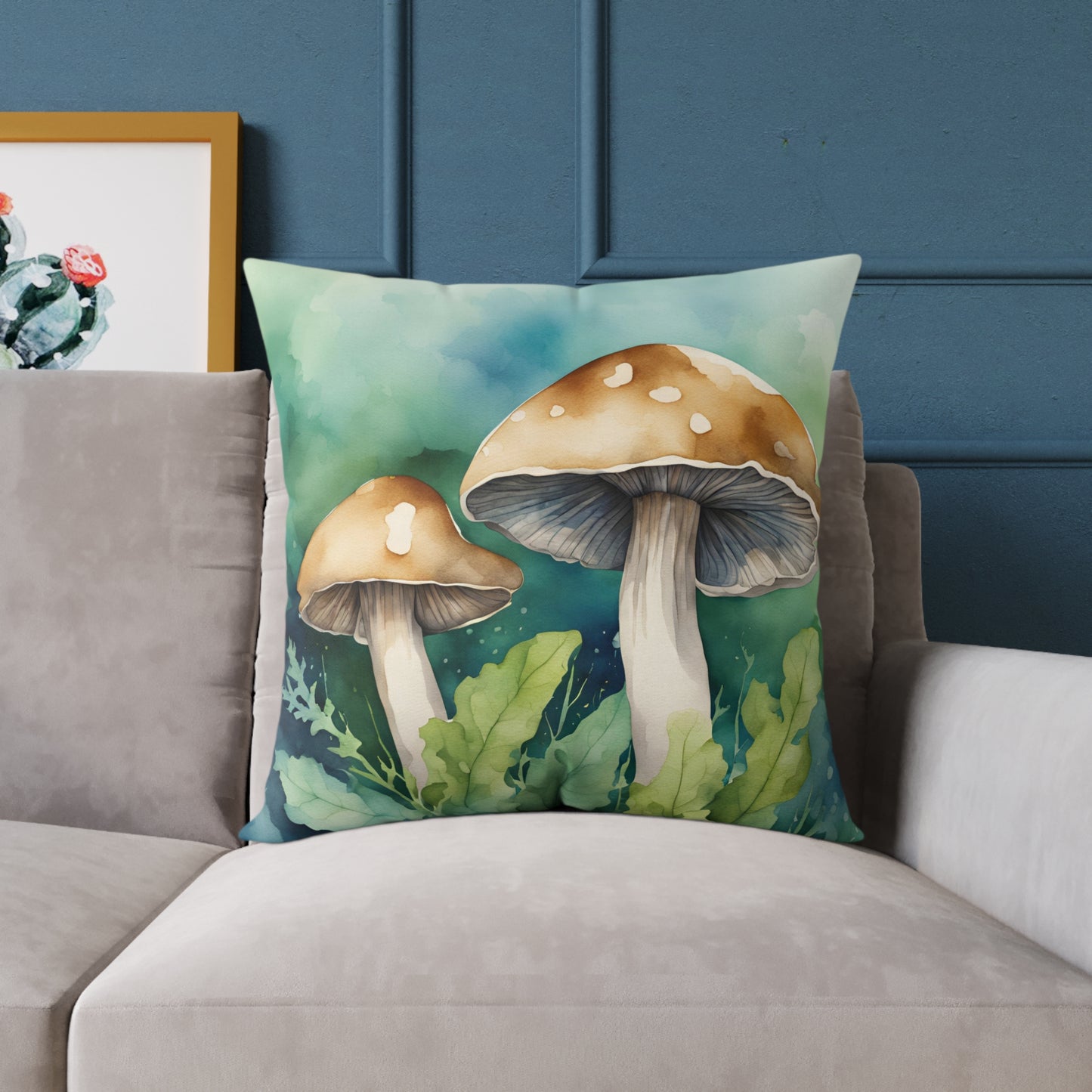 Toadstool 01 Poly Pillow - Natures Beauty Design