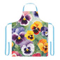 Pansies 02 Apron 5-Color Straps