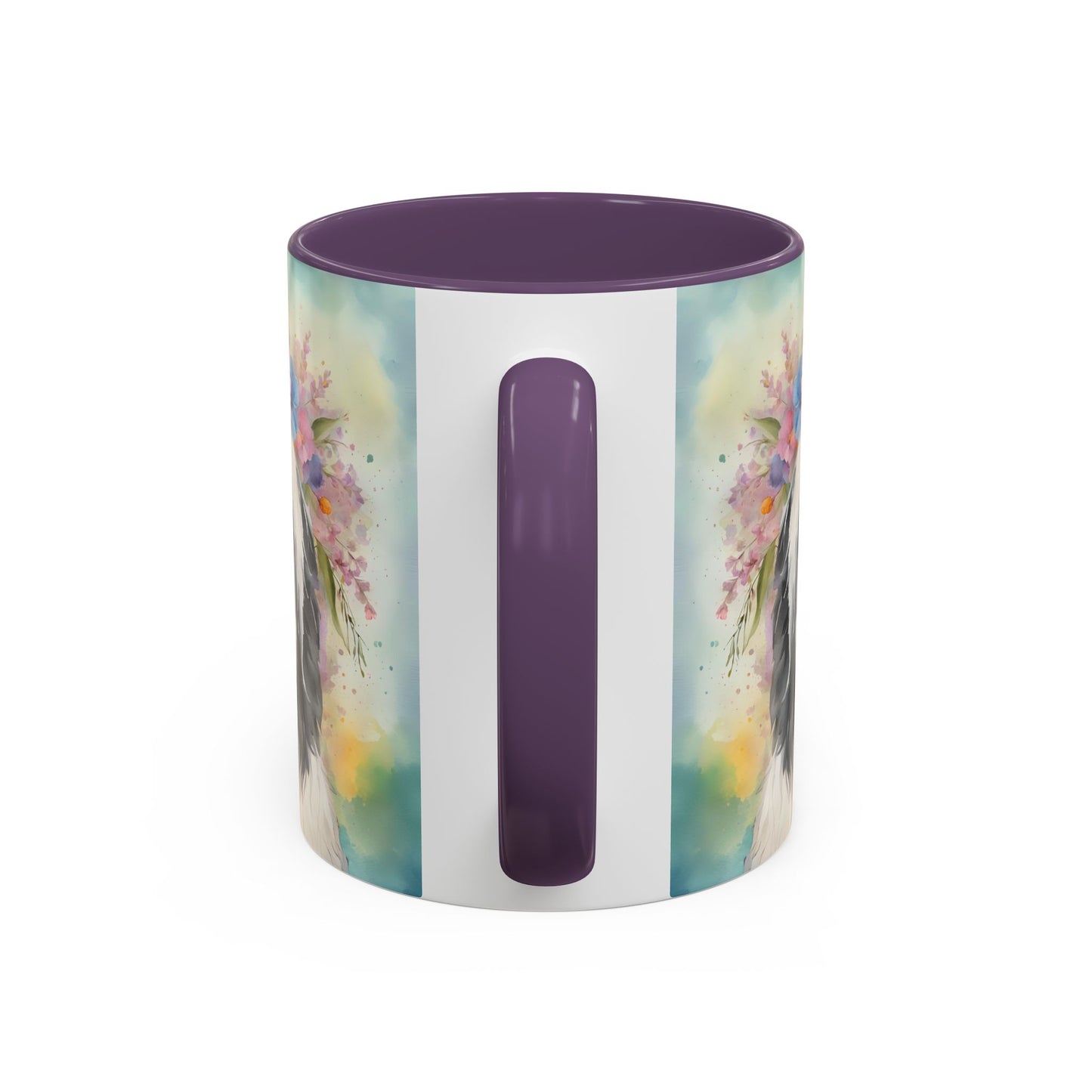 Bearded Collie 02 Accent Coffee Mug - Dog Lover Gift