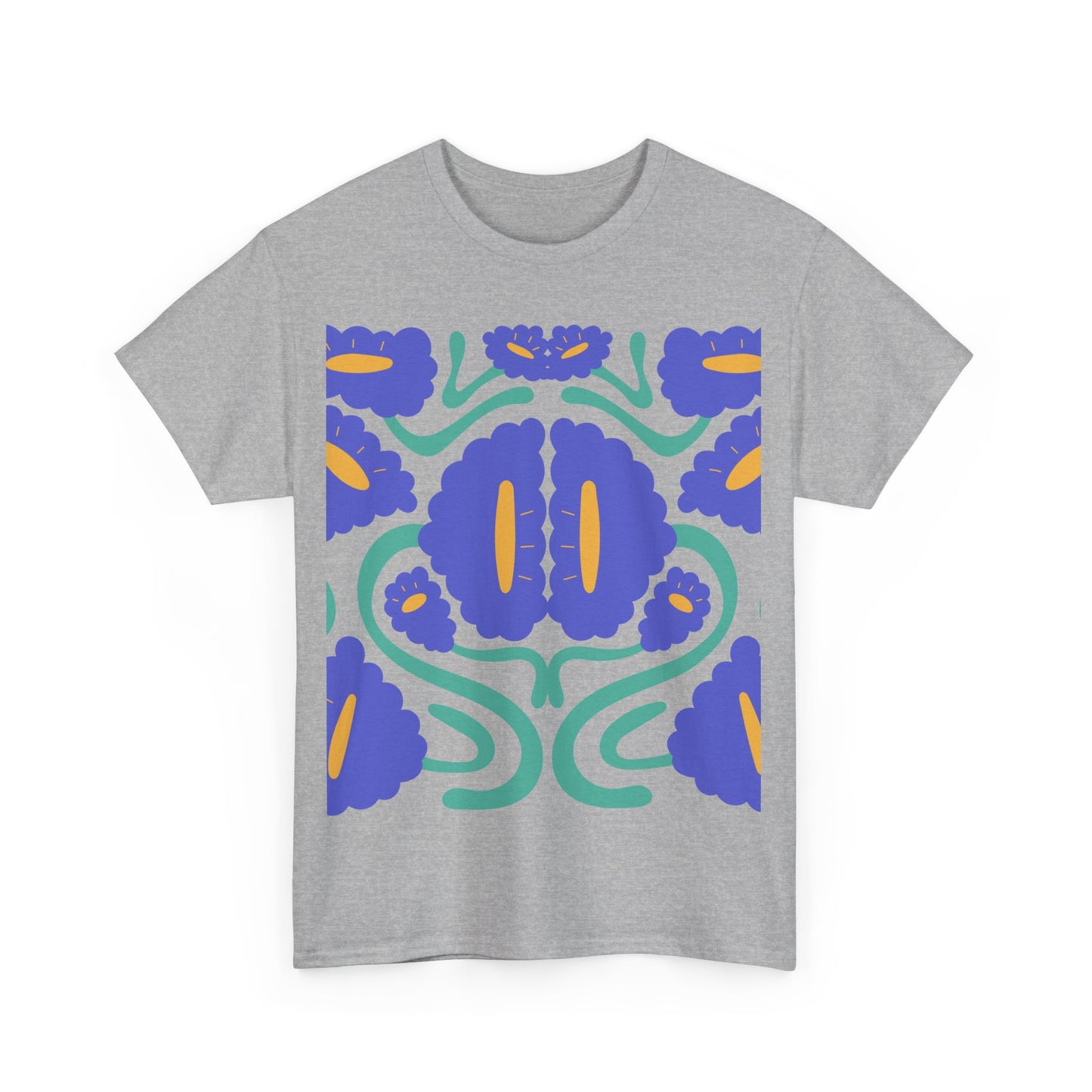 More Abstract Flowers 3 Unisex Heavy Cotton Tee