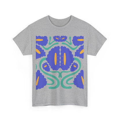 More Abstract Flowers 3 Unisex Heavy Cotton Tee