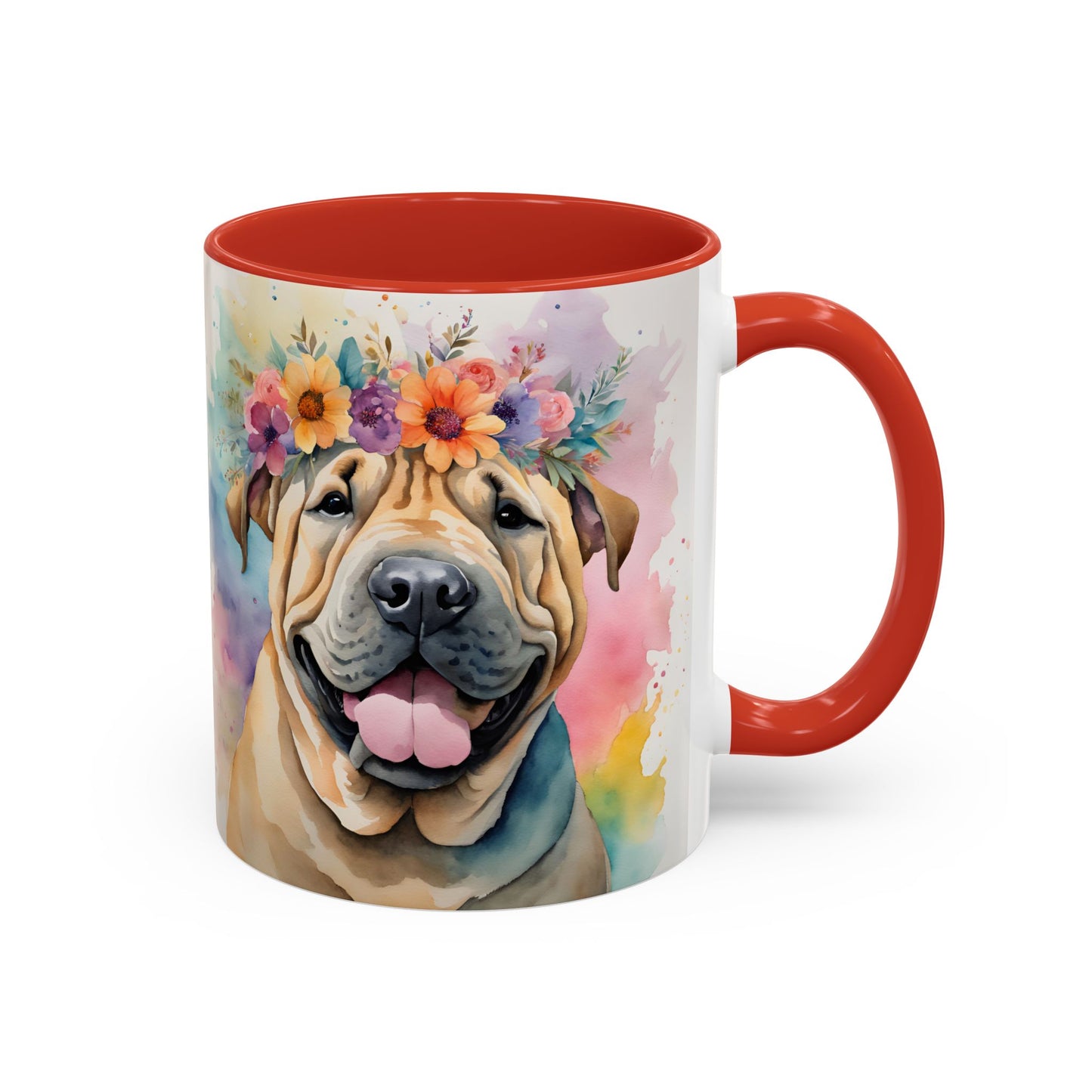 Shar Pei 02 Accent Coffee Mug - Dog Lover Gift