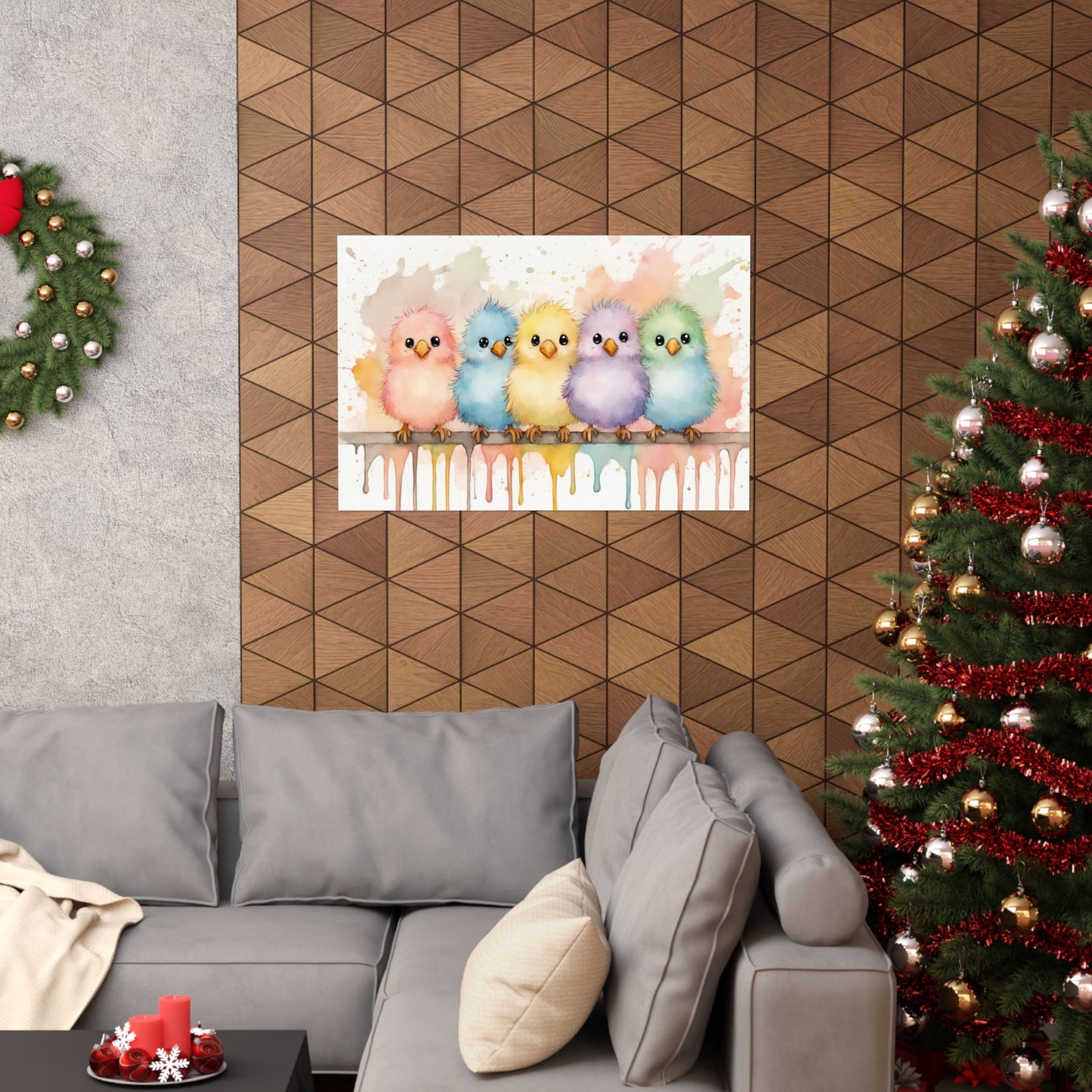 Nursery Birdies 4 Matte Horizontal Posters