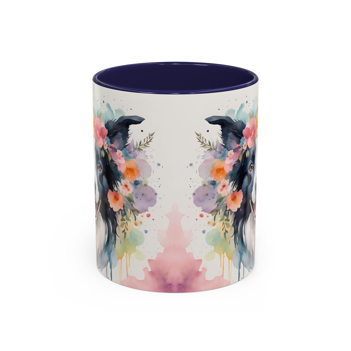 Border Collie 01 Accent Coffee Mug - Dog Lover Gift