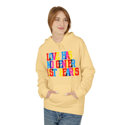Love Has No Gender Just Hearts Unisex Valentines Hoodie