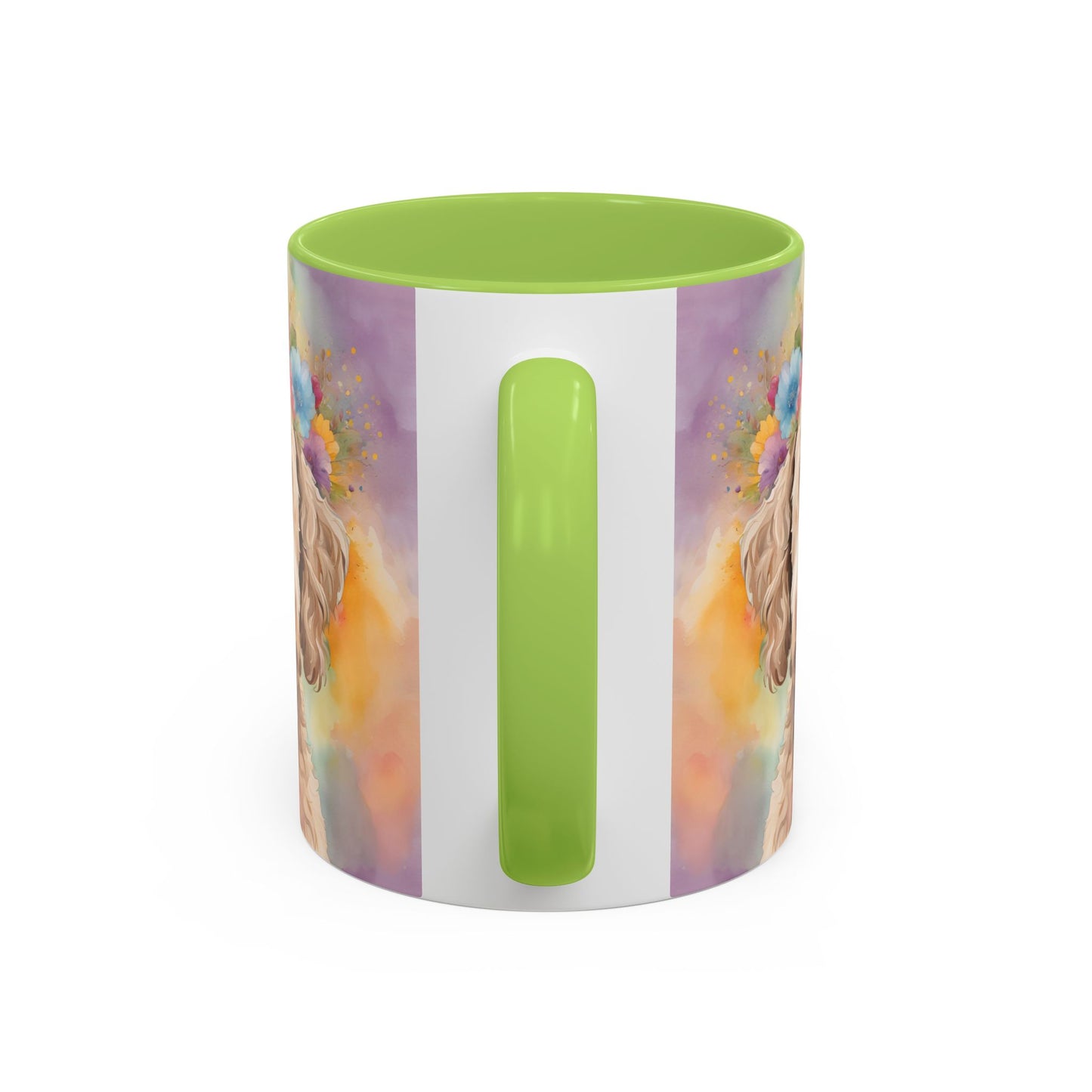Labradoodle 01 Accent Coffee Mug - Dog Lover Gift