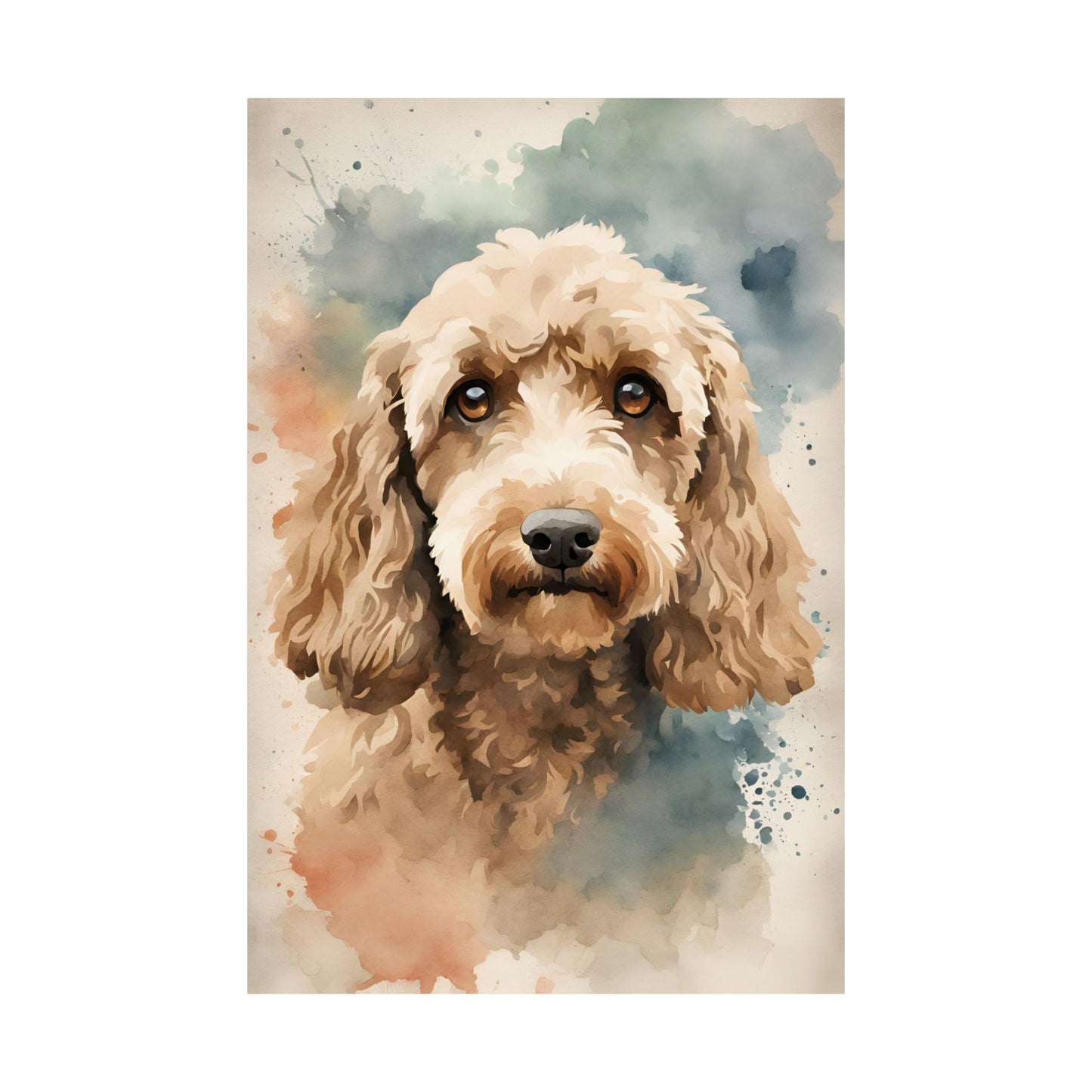Dogs Cockapoo 04 Matte Vertical Poster