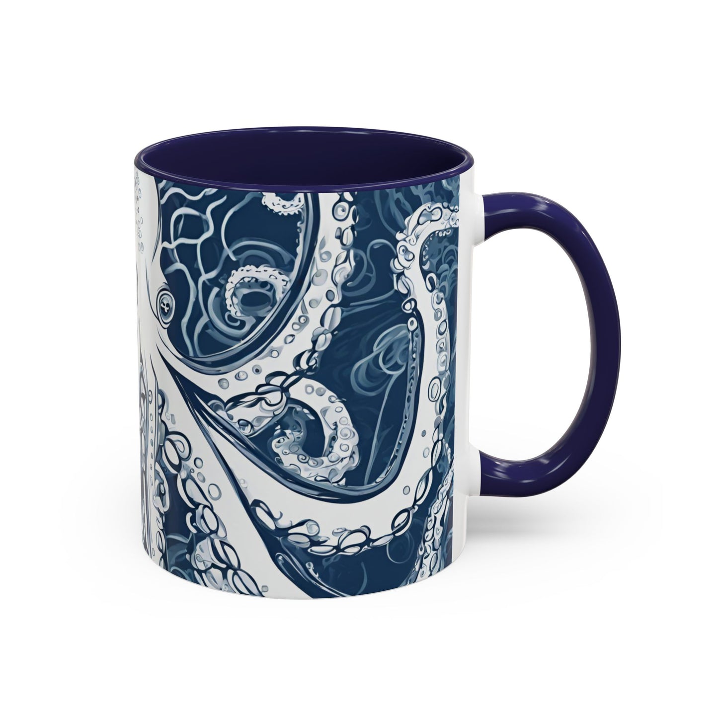 Octopus 7 Accent Coffee Mug (11oz)