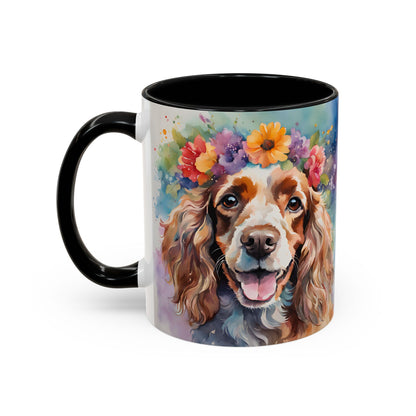 Cocker Spaniel 01 Accent Coffee Mug - Dog Lover Gift