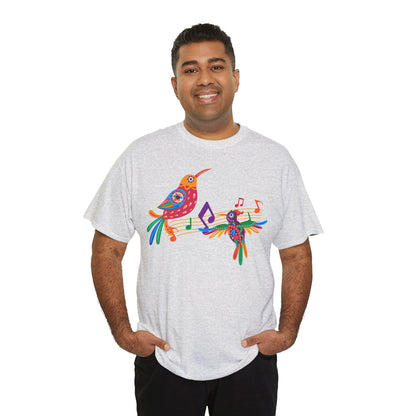Jazzy birds 06 Unisex Heavy Cotton Tee