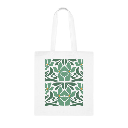 Abstract flowers 26 Cotton Tote