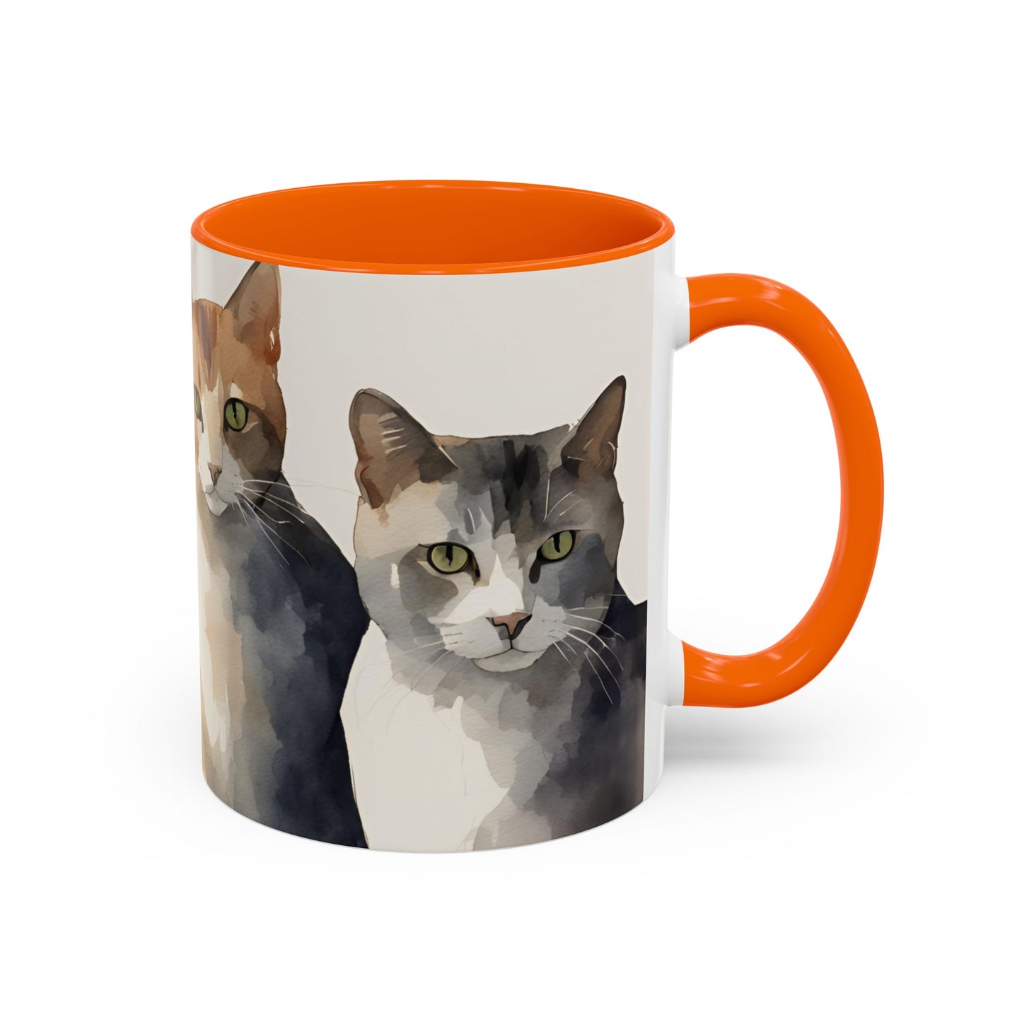 Kitties in a Row 2 Accent Mug 11oz