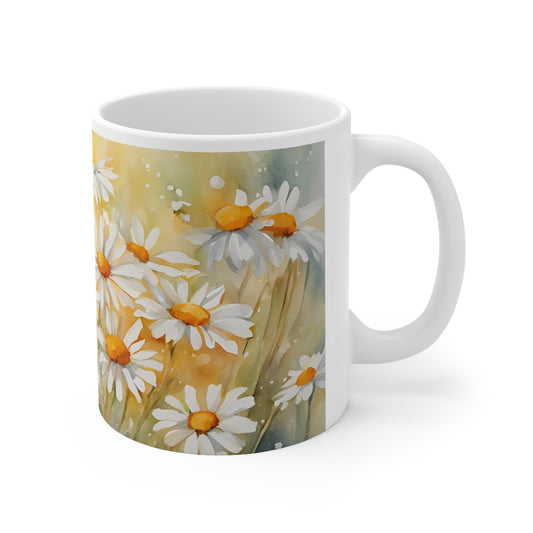 Daisies 02 Mug - Nature's Beauty Collection