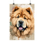 Dogs Chow Chow 02 Matte Vertical Poster