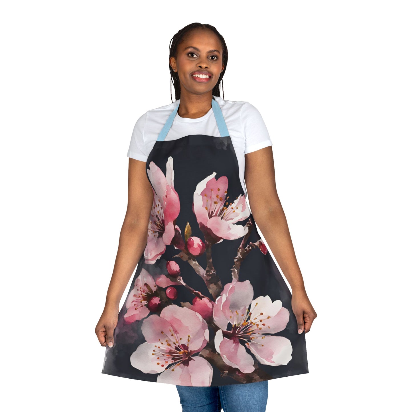 Cherry Blossom 03 Apron 5-Color Straps