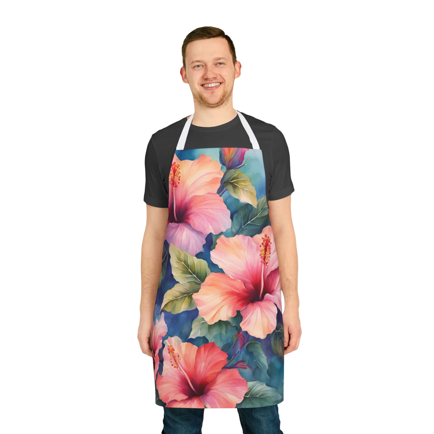 Hibiscus 02 Apron 5-Color Straps