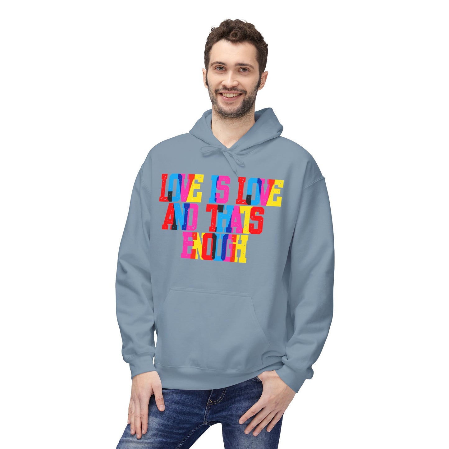 Love Is Love And That’s Enough Unisex Valentines Hoodie
