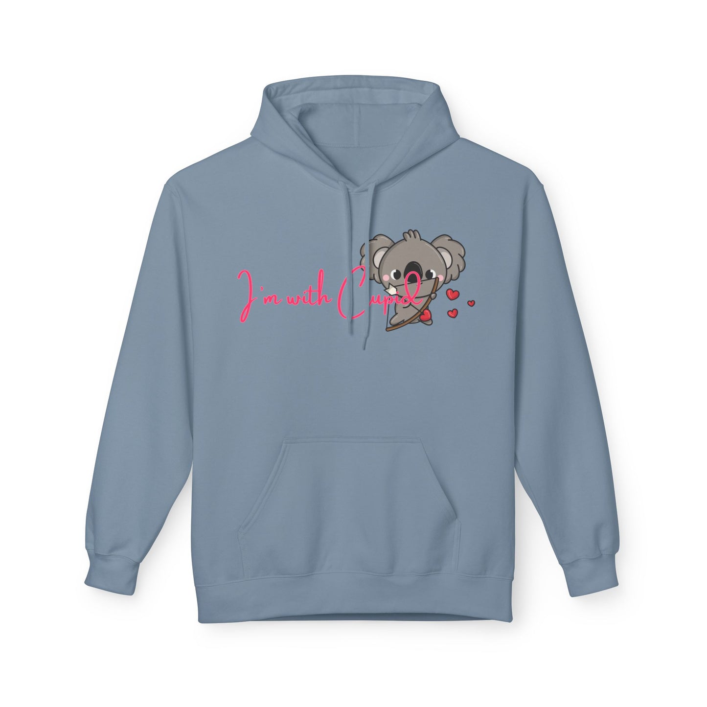 I’m With Cupid Unisex Valentines Hoodie