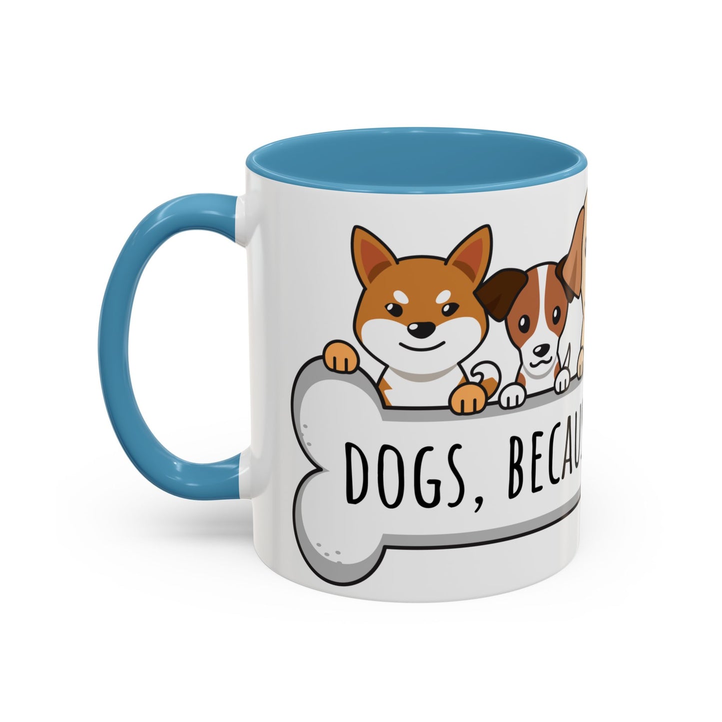Dogs Because People Suck 02 Accent Coffee Mug (11oz)