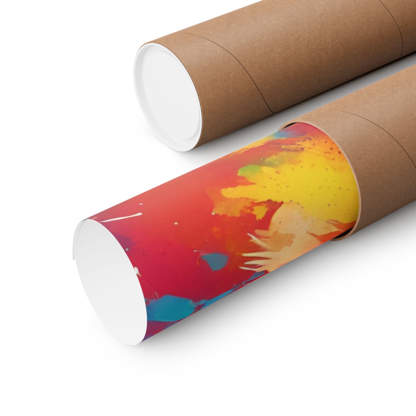 Multicolored Hare 1 Matte Vertical Poster