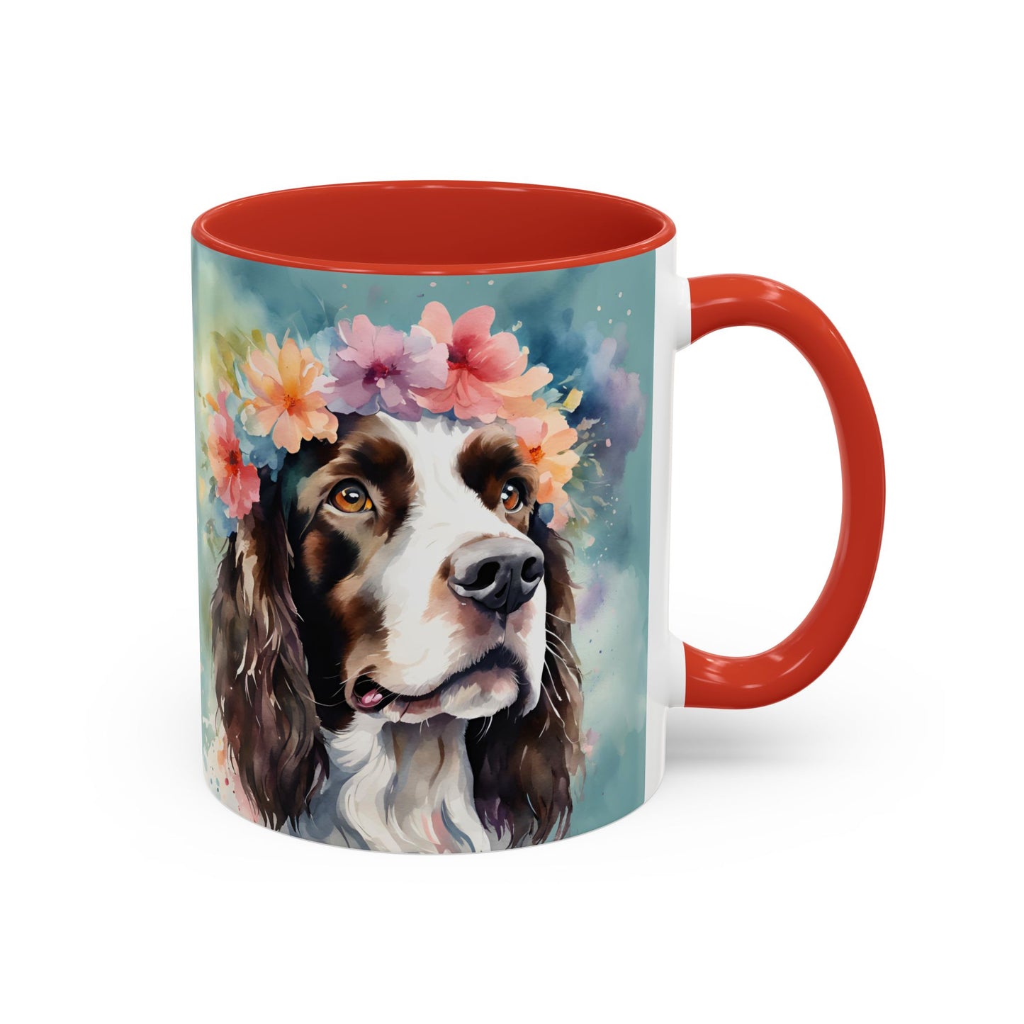 Springer Spaniel 04 Accent Coffee Mug - Dog Lover Gift