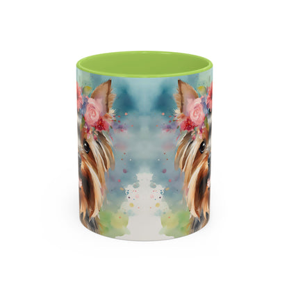 Yorkshire Terrier 04 Accent Coffee Mug - Dog Lover Gift