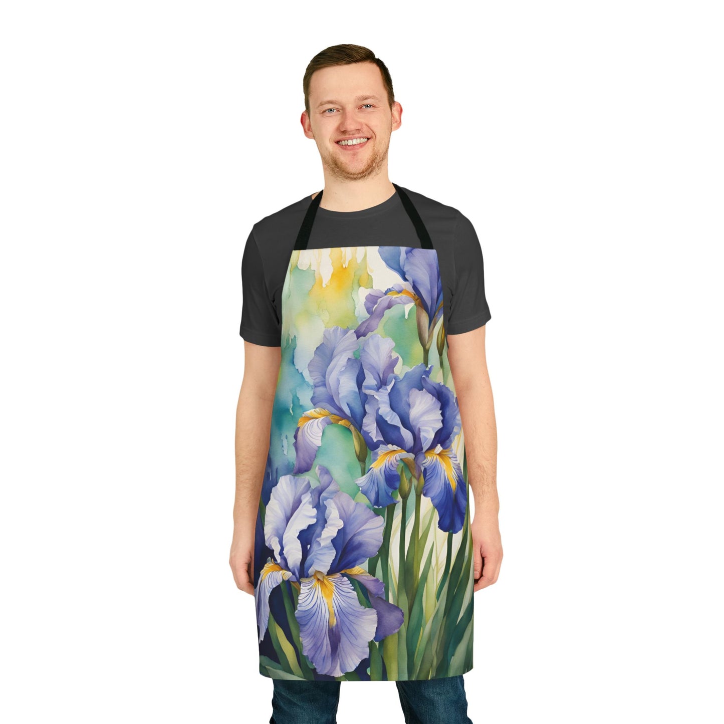 Irises 01 Apron 5-Color Straps