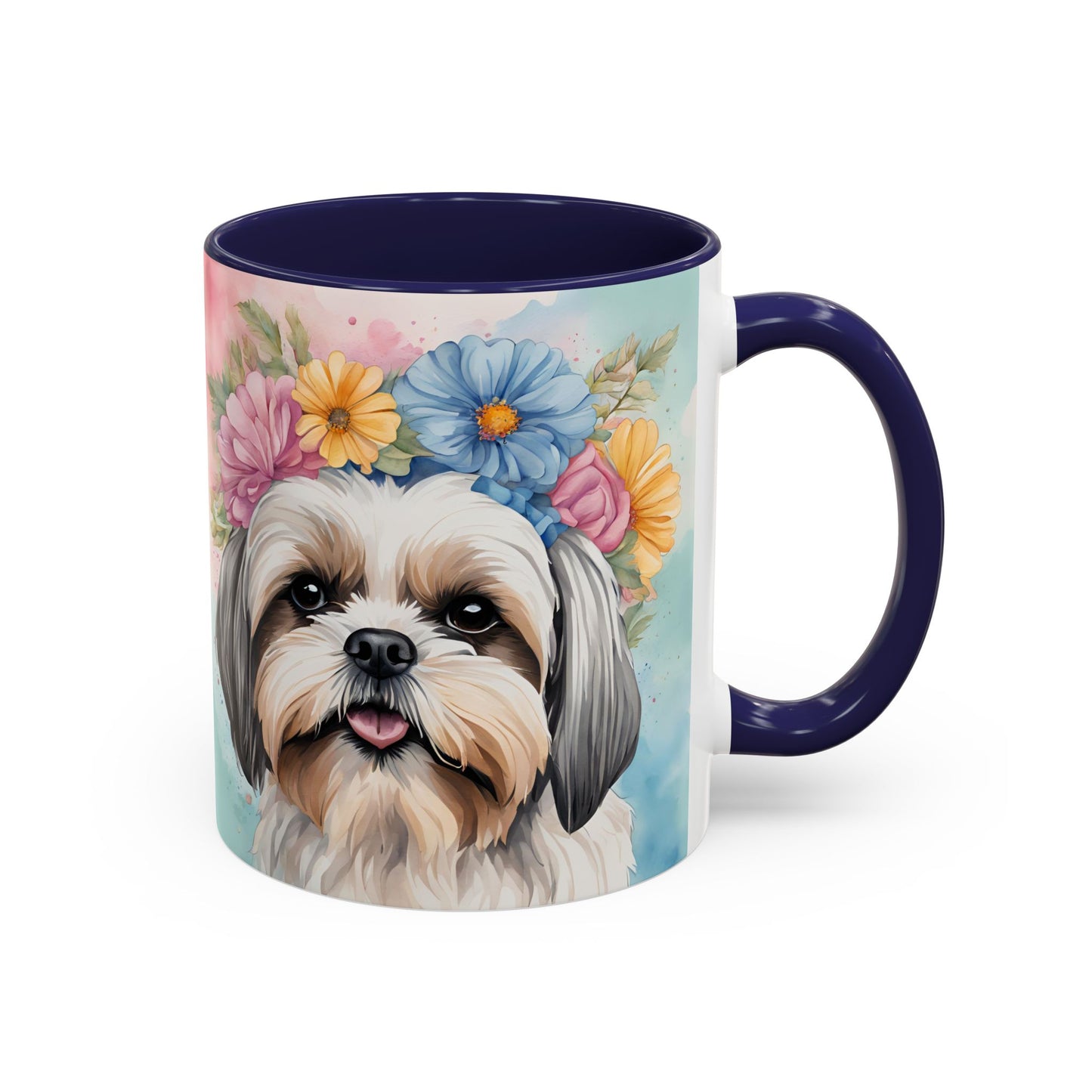 Shih Tzu 02 Accent Coffee Mug - Dog Lover Gift