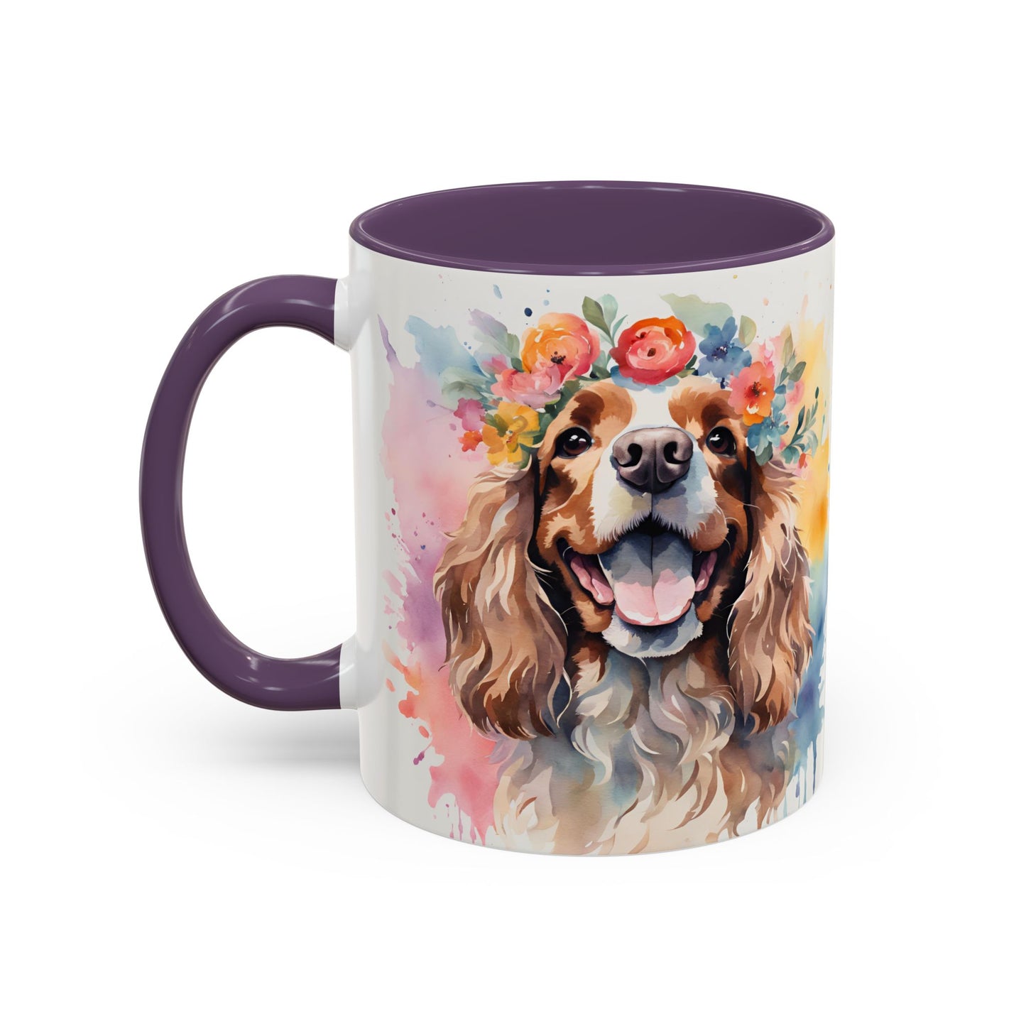 Cocker Spaniel 02 Accent Coffee Mug - Dog Lover Gift