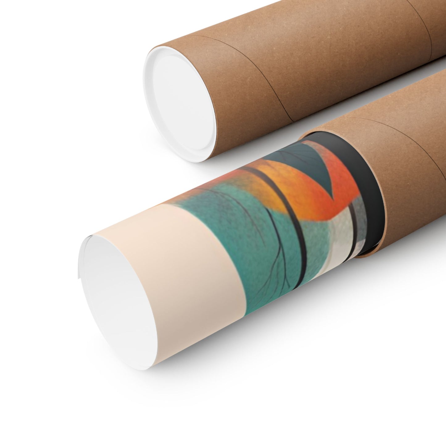 Retro forest 3 Matte Horizontal Posters