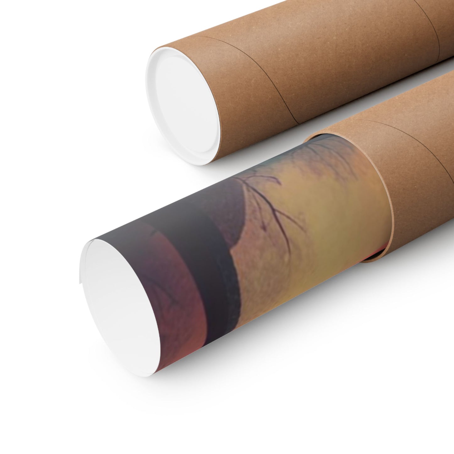 Retro forest 4 Matte Horizontal Posters