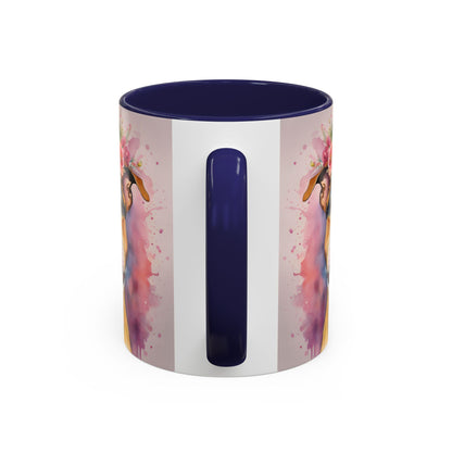 Staffordshire Bull Terrier 02 Accent Coffee Mug - Dog Lover Gift