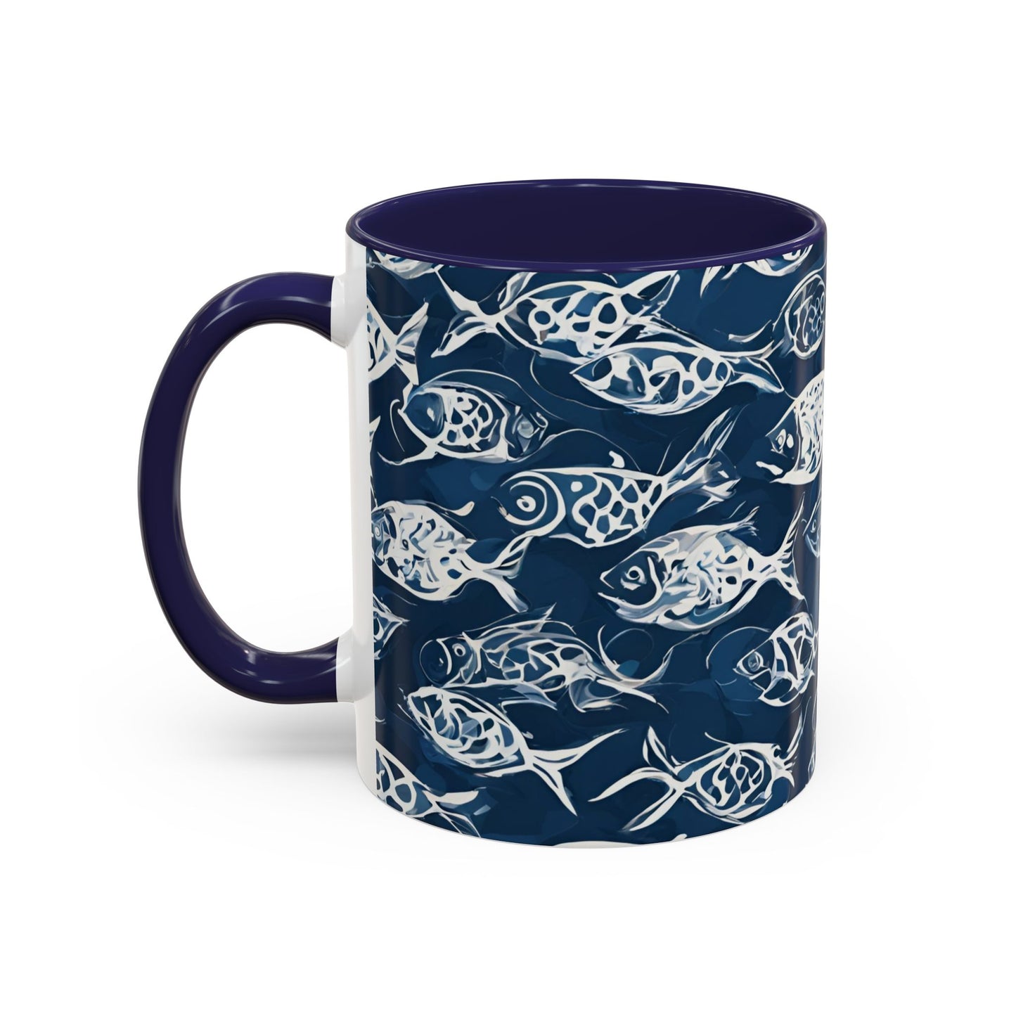 Fish 04 Accent Coffee Mug (11oz)