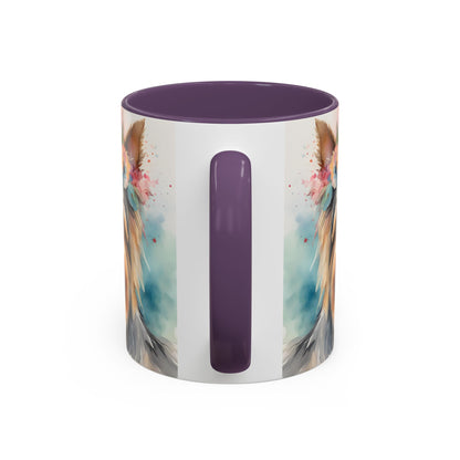 Yorkshire Terrier 04 Accent Coffee Mug - Dog Lover Gift