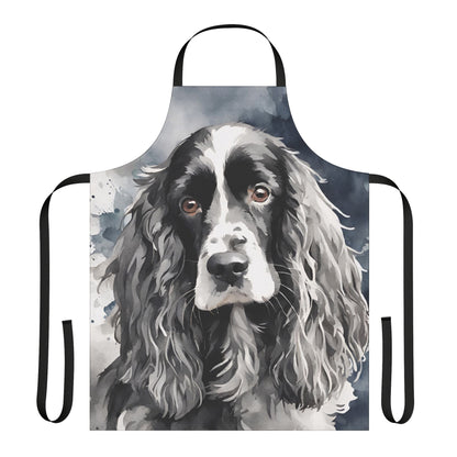 Blue Roan Cocker Spaniel Adult Apron (AOP)