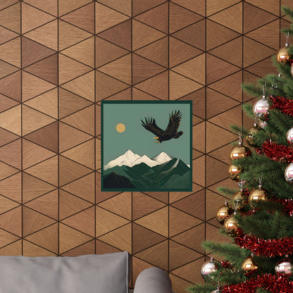 Lone Collection Eagle 12 Matte Square Posters