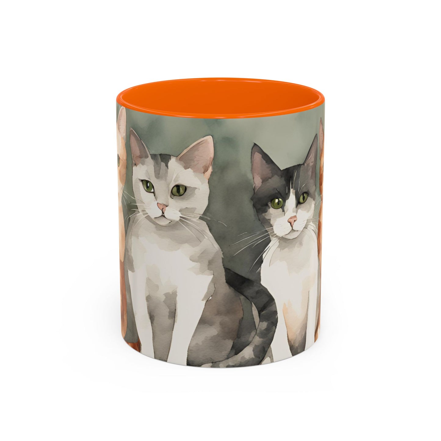 Kitties in a Row 1 Accent Mug 11oz