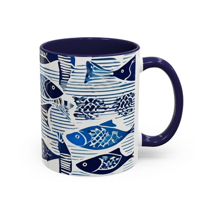 Fish 09 Accent Coffee Mug (11oz)