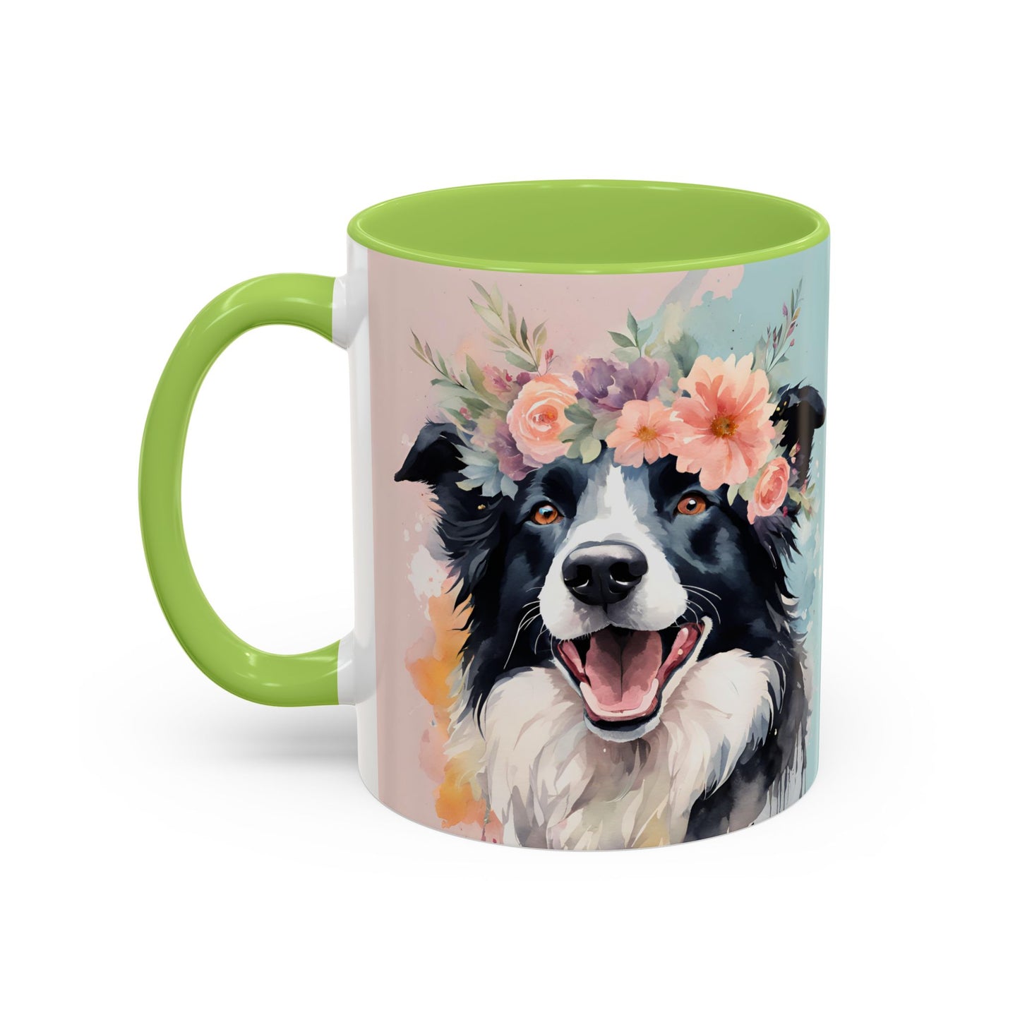 Border Collie 02 Accent Coffee Mug - Dog Lover Gift