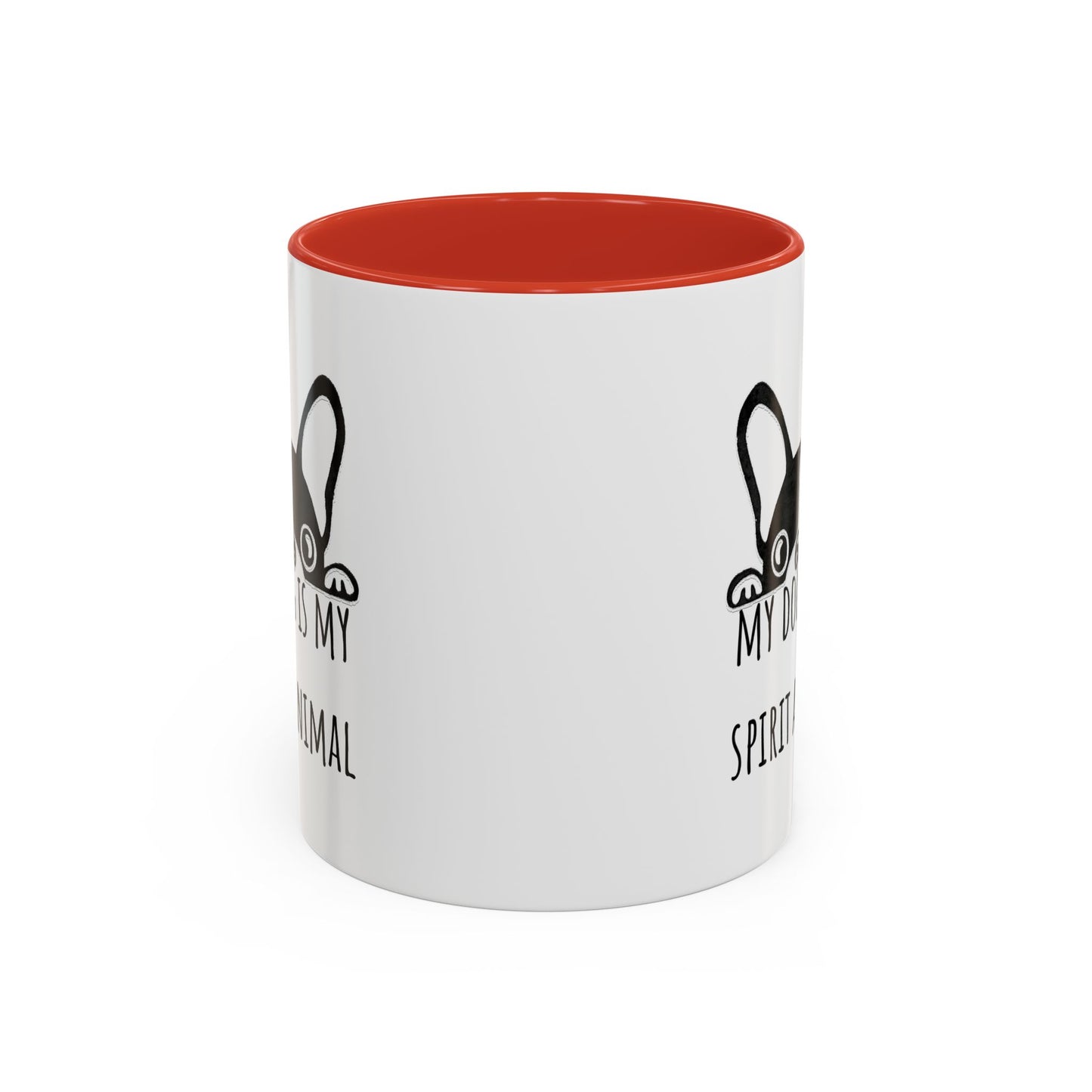 My Dog Is My Spirit Animal Accent Coffee Mug (11oz)