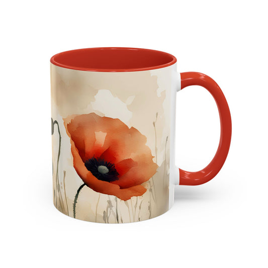 Poppy 4 Accent Mug 11oz