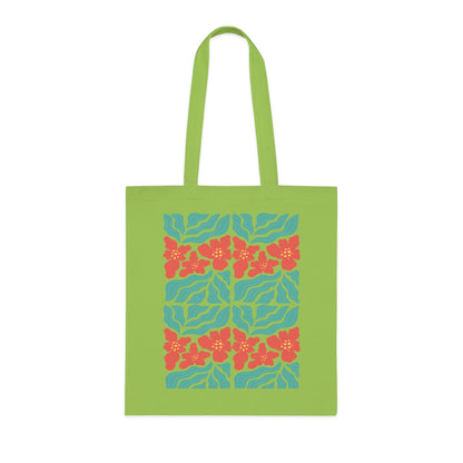 Abstract flowers 08 Cotton Tote
