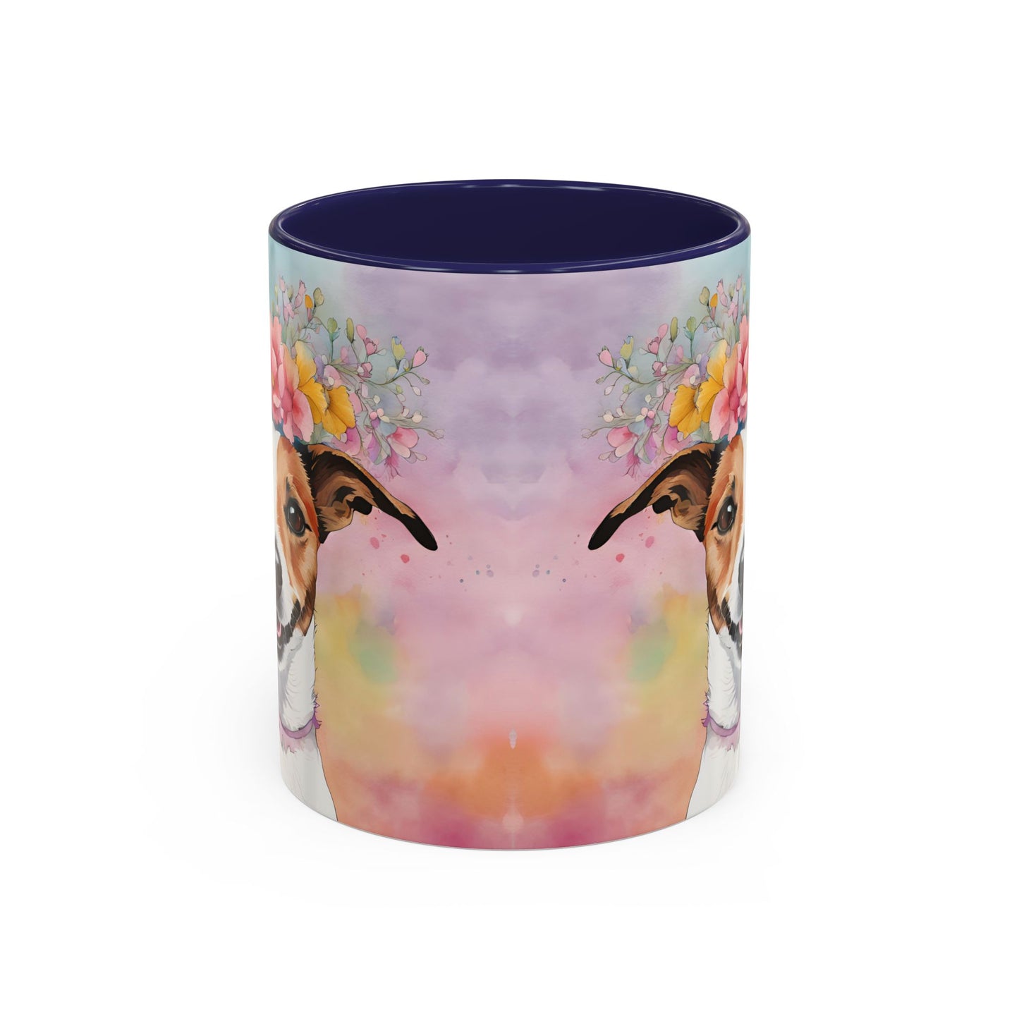 Jack Russell 03 Accent Coffee Mug - Dog Lover Gift